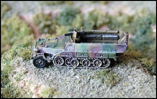 Solido 1/50 - Blindé SdKfz 251 Mg42 - Armée Allemande WW2 - Gris - Édition Limitée France