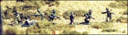 Nordvietnam einzelne Soldaten in Kampfposen VN21