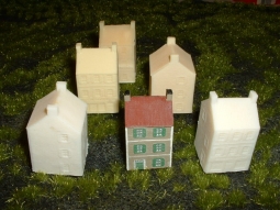 Townhouses Normandy set with 6 houses Bau43