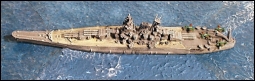 MUSASHI Superschlachtschiff Bauzustand 1944 IJN43