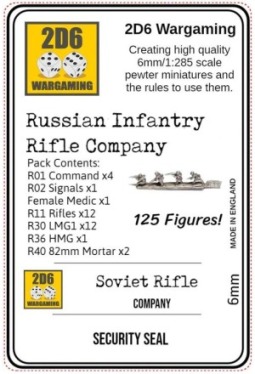 Soviet rifle company 2d6R2