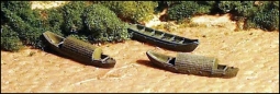 SAMPANS kleine Vietnamesische Boote
