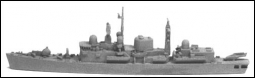 SHEFFIELD Type 42 Zerstörer HRN4