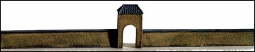 Torhaus mit 6 Mauerelementen TMB8